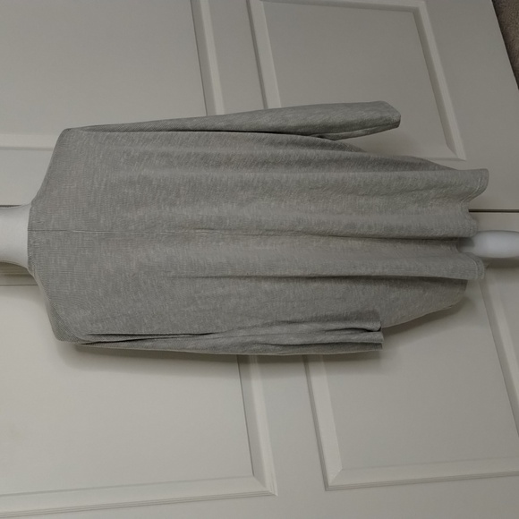 Donni open cardigan OSFA taupe beige ribbed lightweight with pockets Donni - Picture 6 of 11